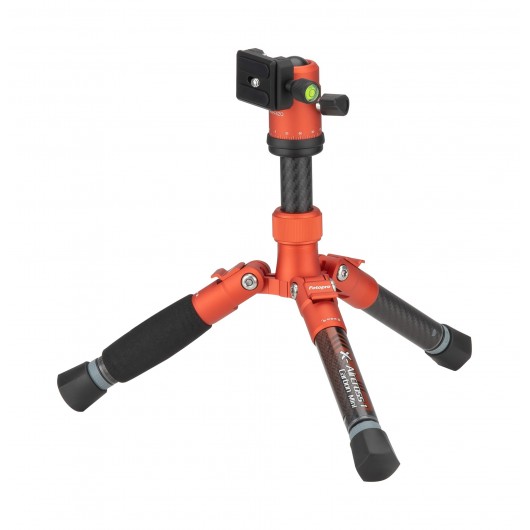 Statyw Fotopro X-Aircross mini C - pomarańczowy