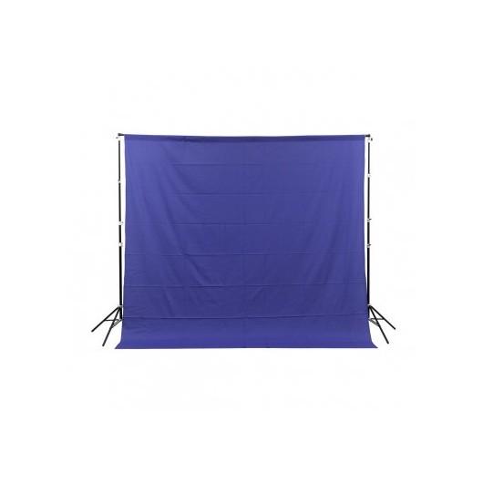 GlareOne Niebieskie tło materiałowe Blue Screen Backdrop 3x3