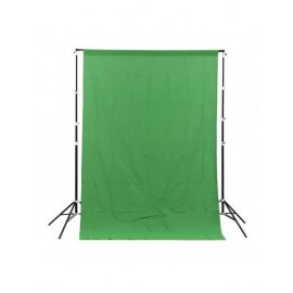 GlareOne Zielone tło materiałowe Green Screen Backdrop 1.8x3