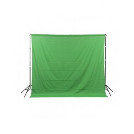 GlareOne Zielone tło materiałowe Green Screen Backdrop 3x3m