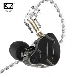 Słuchawki douszne KZ ZSN Pro X - przewodowe, czarne