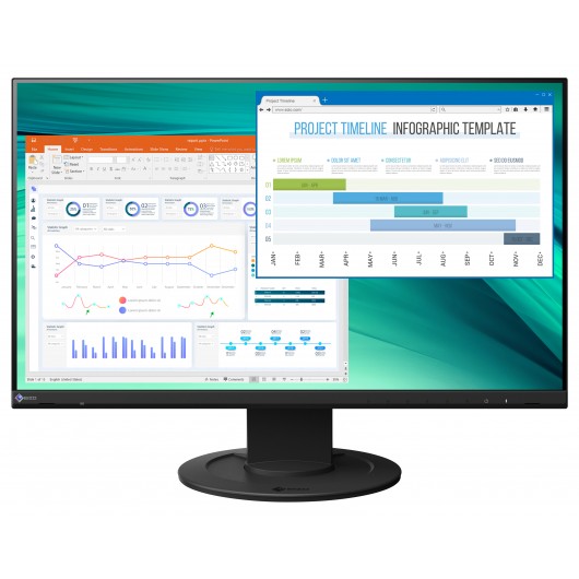 EIZO FlexScan EV2460-WT - monitor LCD IPS 23.8", 1920 x 1080 (16:9)