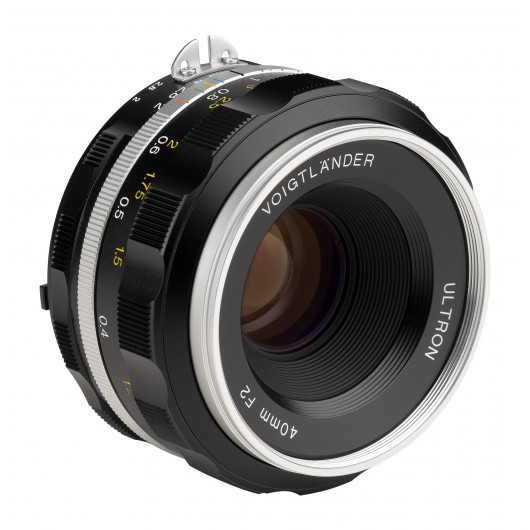 Obiektyw Voigtlander Ultron SL IIs 40 mm f/2,0 do Nikon F - srebrny