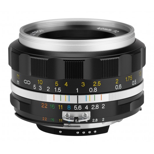Obiektyw Voigtlander Ultron SL IIs 40 mm f/2,0 do Nikon F - srebrny