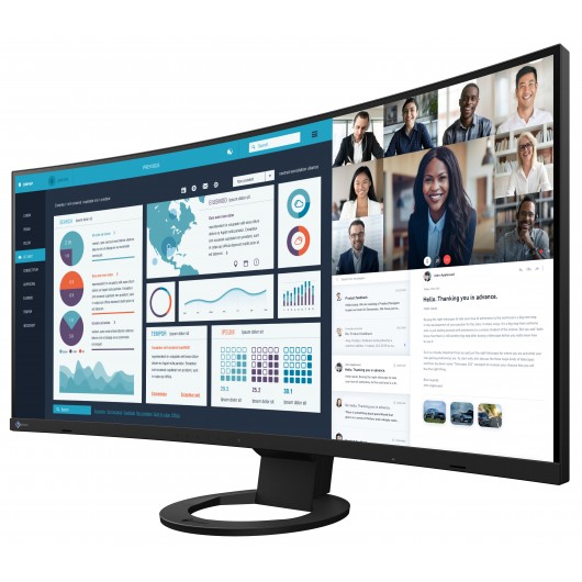 EIZO FlexScan EV3895-WT - ultraszeroki monitor LCD z zakrzywionym ekranem 38"