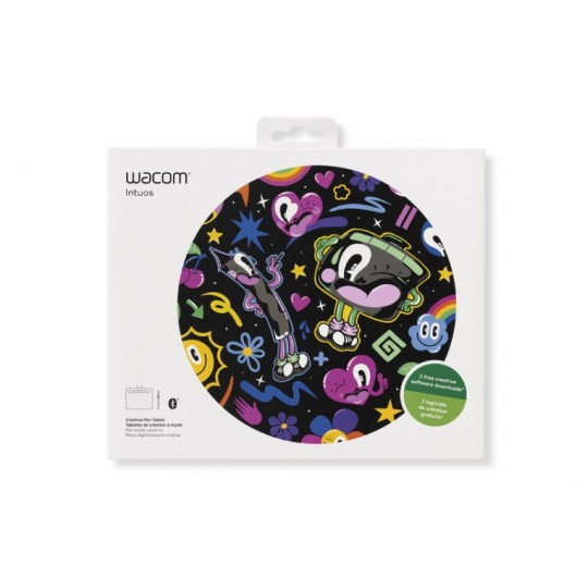 Wacom Intuos S, Bluetooth - tablet piórkowy, pistacjowy + 2 softy graficzne (do wyboru)