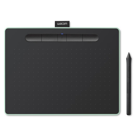 Wacom Intuos M, Bluetooth - tablet piórkowy, pistacjowy + 3 softy graficzne