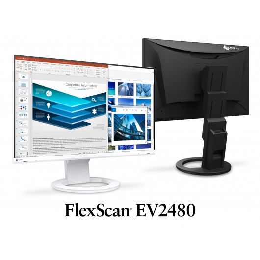 EIZO FlexScan EV2480-BK - monitor LCD IPS 23,8" czarny