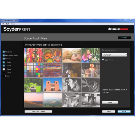 Datacolor SpyderPRINT - zaawansowany zestaw do profilowania drukarek (profile RGB)