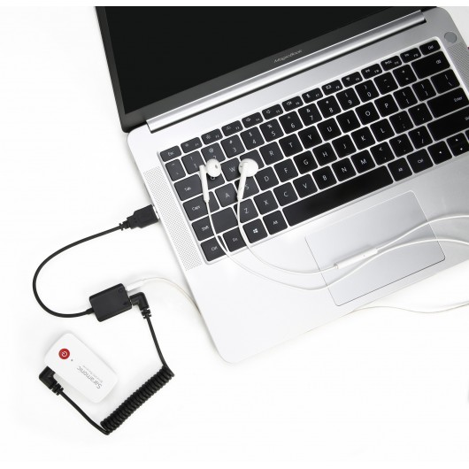 Adapter audio Saramonic EA2L - 2x mini Jack TRS / USB-A