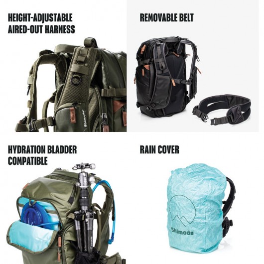 SHIMODA Explore V2 25 Starter Kit -  Green plecak z wkładem zielony