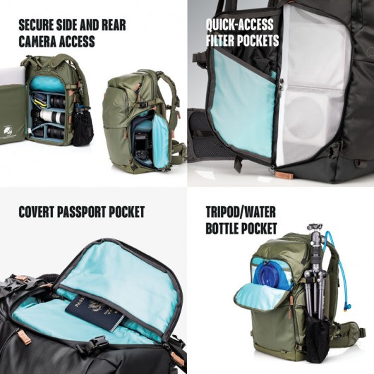 SHIMODA Explore V2 25 Starter Kit -  Green plecak z wkładem zielony