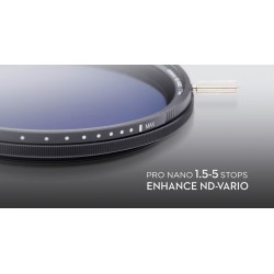 NiSi FADER Pro Nano Enhance ND-VARIO 3-32 Filtr Szary Regulowany 2