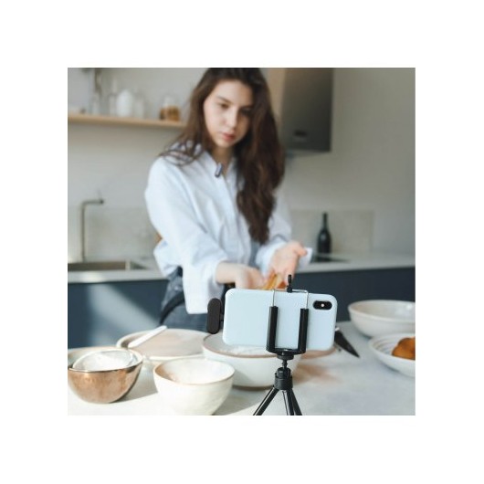 Synco P1T bezprzewodowy system mikrofonowy USB-C, 1 nadajnik, 1 odbiornik, grey-blue