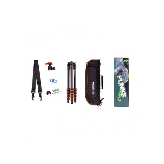 3LT - Statyw 3 Legged Thing Punks Brian Black 2.0, wł. węglowe, 5-sekcji, udźwig 18 kg, głowica kulowa Neo 2.0