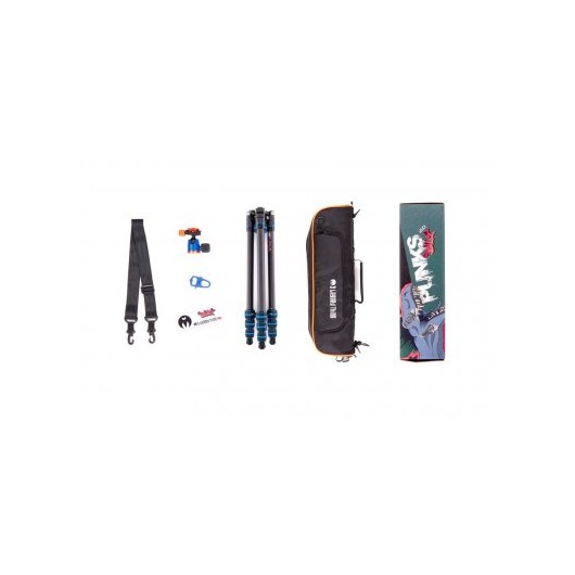 3LT - Statyw 3 Legged Thing Punks Billy Blue 2.0, wł. węglowe, 4-sekcje, udźwig 18 kg, głowica kulowa Neo 2.0