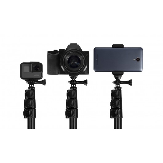 Ramię teleskopowe Superbee GEP300 do kamer sportowych, smartfonów i aparatów - 300 cm