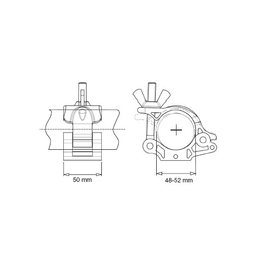 Avenger Podwójna klamra Eye Coupler