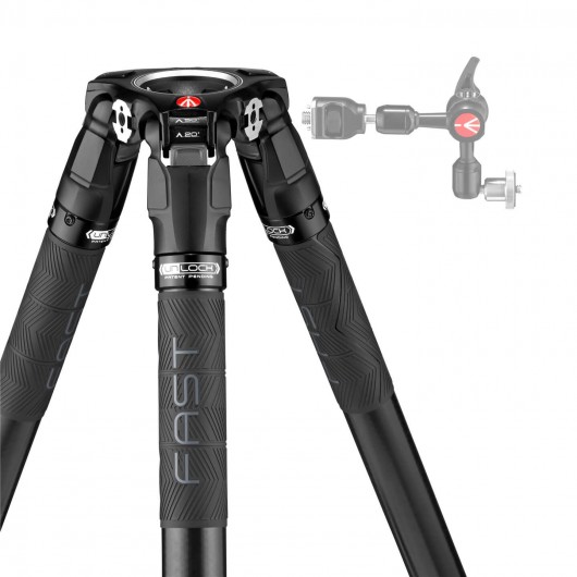 Manfrotto Zestaw 635 Carbon Fast Single +głowica 504X