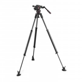 Manfrotto Zestaw 635 Carbon Fast Single + głowica 608