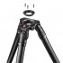 Manfrotto Zestaw 635 Carbon Fast Single + głowica 608