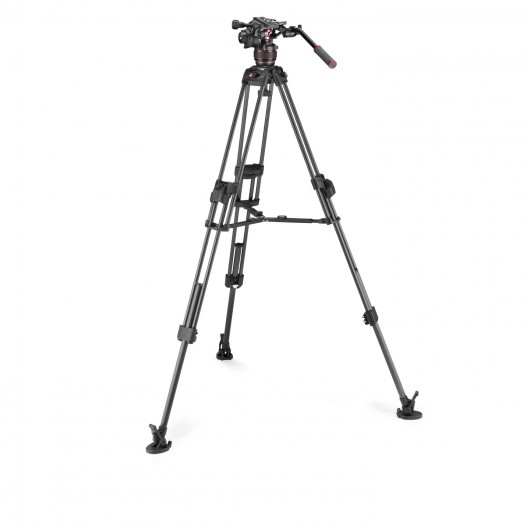 Manfrotto Zestaw 645 Carbon Fast Twin +głowica 608 środ
