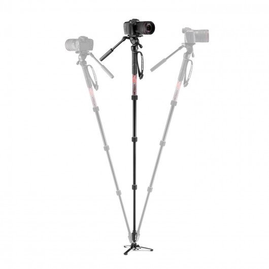 Manfrotto Monopod Element MII Video z głowicą serii 400