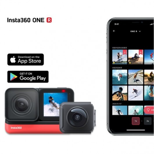 Kamera sportowa Insta360 ONE R Twin Edition MTB KIT