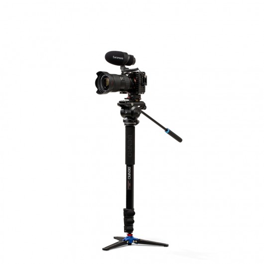 BENRO A48FDS4Pro monopod A48F z podstawką VT-2 i głowicą wideo S4 Pro