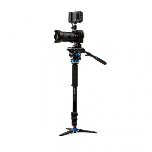 BENRO A48FDS6Pro monopod A48F z podstawką VT-2 i głowicą wideo S6 Pro