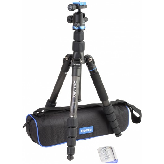 Statyw z głowicą kulową i monopodem BENRO iFoto FIF19CIB0 karbonowy