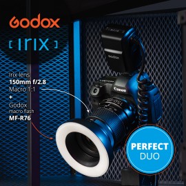 Zestaw Irix obiektyw 150mm Dragonfly + Godox MF-R76 do Pentax