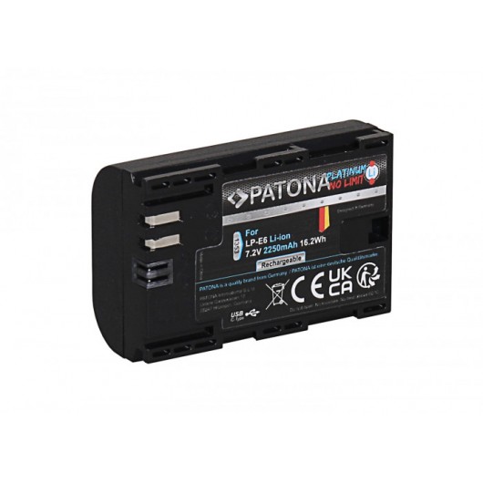 Akumulator LP-E6 PATONA Platinum USB-C do Canon