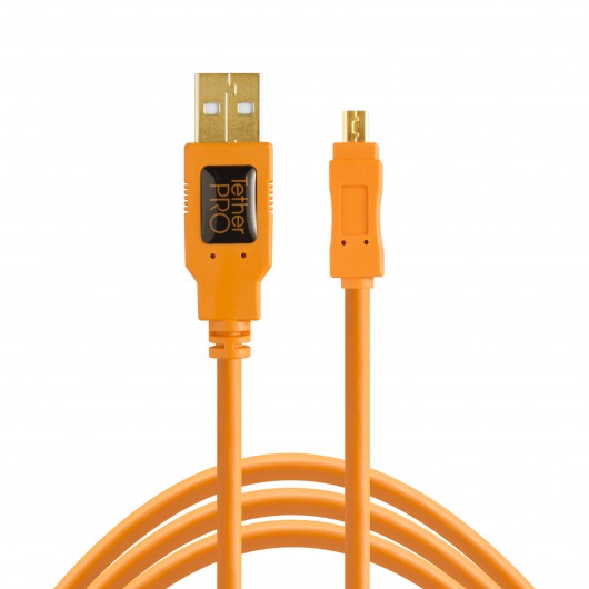 TETHER TOOLS Pro USB 2.0 Mini-B 8 4,6m kabel do tetheringu