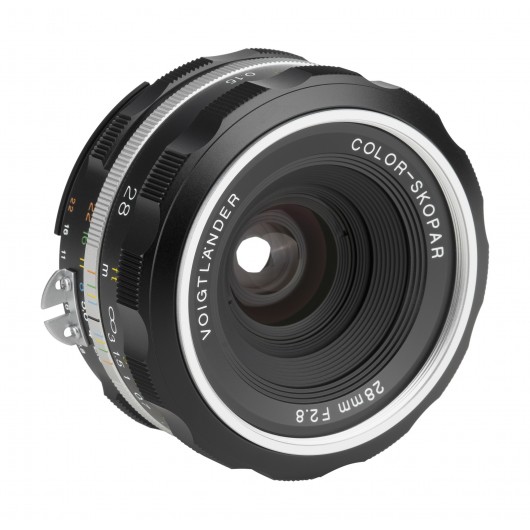 Obiektyw Voigtlander Color Skopar SL IIs 28 mm f/2,8 do Nikon F - srebrny