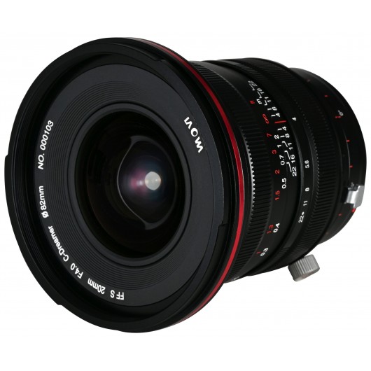 Obiektyw Venus Optics Laowa 20 mm f/4,0 Zero-D Shift do Canon EF