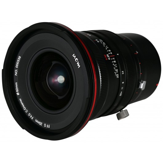 Obiektyw Venus Optics Laowa 20 mm f/4,0 Zero-D Shift do Canon RF