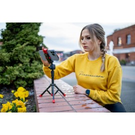 Statyw Fotopro SY-610 + MH-8S + SJ-86 - czarno-czerwony 2