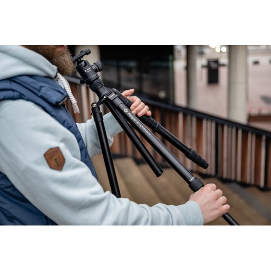 Statyw Fotopro X-go Predator z głowicą kulową FPH-62Q - zielony