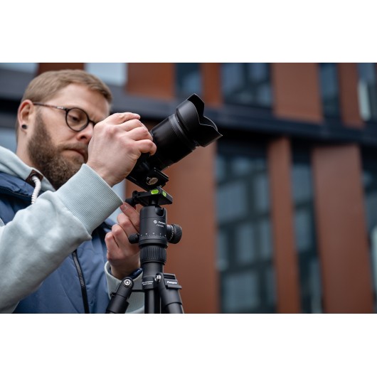 Statyw Fotopro X-go Predator z głowicą kulową FPH-62Q - pomarańczowy