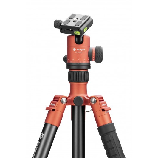 Statyw Fotopro X-go Predator z głowicą kulową FPH-62Q - pomarańczowy