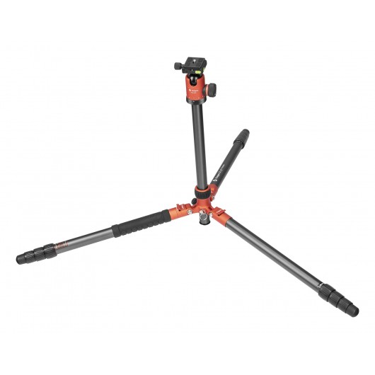 Statyw Fotopro X-go Predator z głowicą kulową FPH-62Q - pomarańczowy