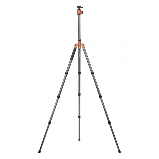 Statyw Fotopro X-go Predator z głowicą kulową FPH-62Q - pomarańczowy