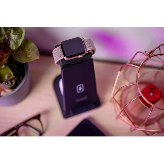 Ładowarka indukcyjna Newell induOne N-YM-UD21 do 3 urządzeń mobilnych - czarna