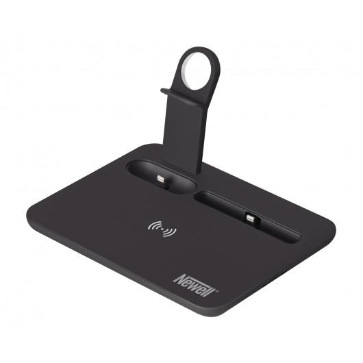 Ładowarka indukcyjna Newell induOne N-YM-UD17 do 4 urządzeń mobilnych - czarna