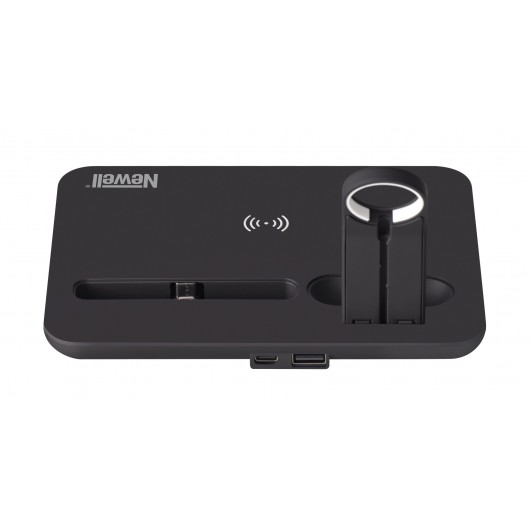 Ładowarka indukcyjna Newell induOne N-YM-UD17 do 4 urządzeń mobilnych - czarna
