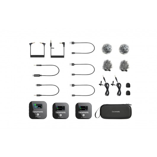Zestaw do bezprzewodowej transmisji dźwięku Saramonic Blink900 B2 (RX + TX + TX)