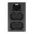Zestaw ładowarka dwukanałowa Newell DL-USB-C i dwa akumulatory NP-FZ100 do Sony
