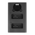 Zestaw ładowarka dwukanałowa Newell DL-USB-C i dwa akumulatory LP-E17 do Canon