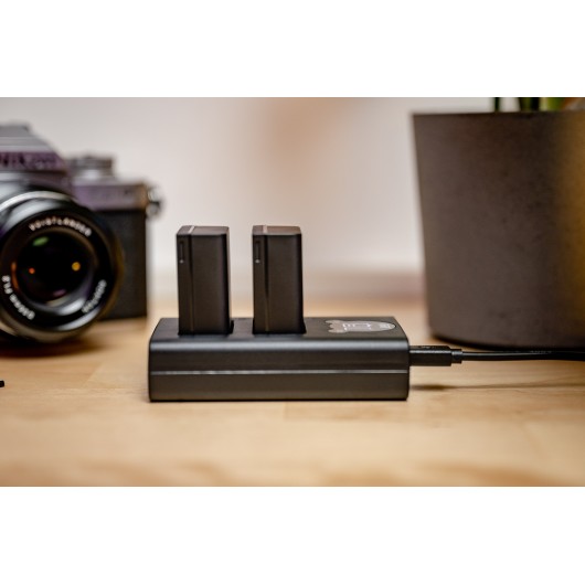 Ładowarka dwukanałowa Newell DL-USB-C do akumulatorów EN-EL25 do Nikon